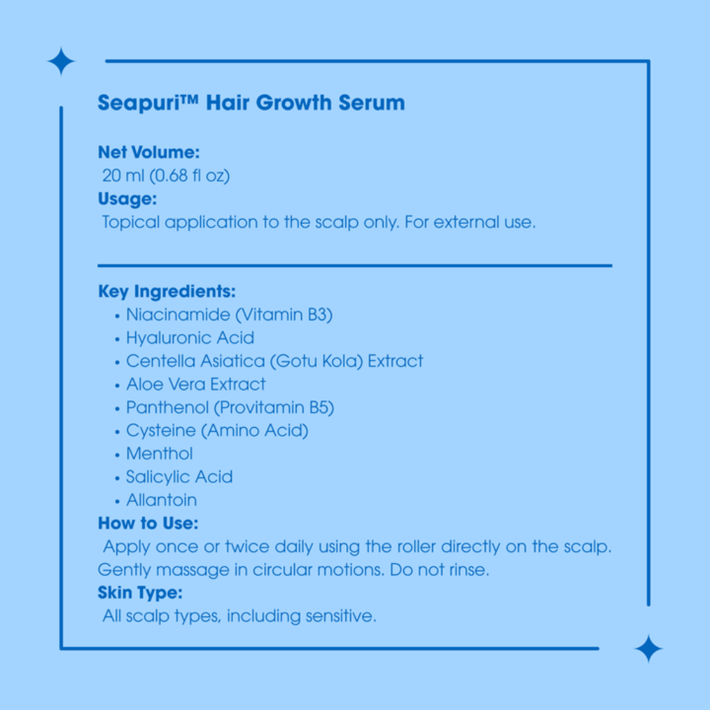 Scalpy Hair Serum Scalp Health & Hair Growth Seapuri