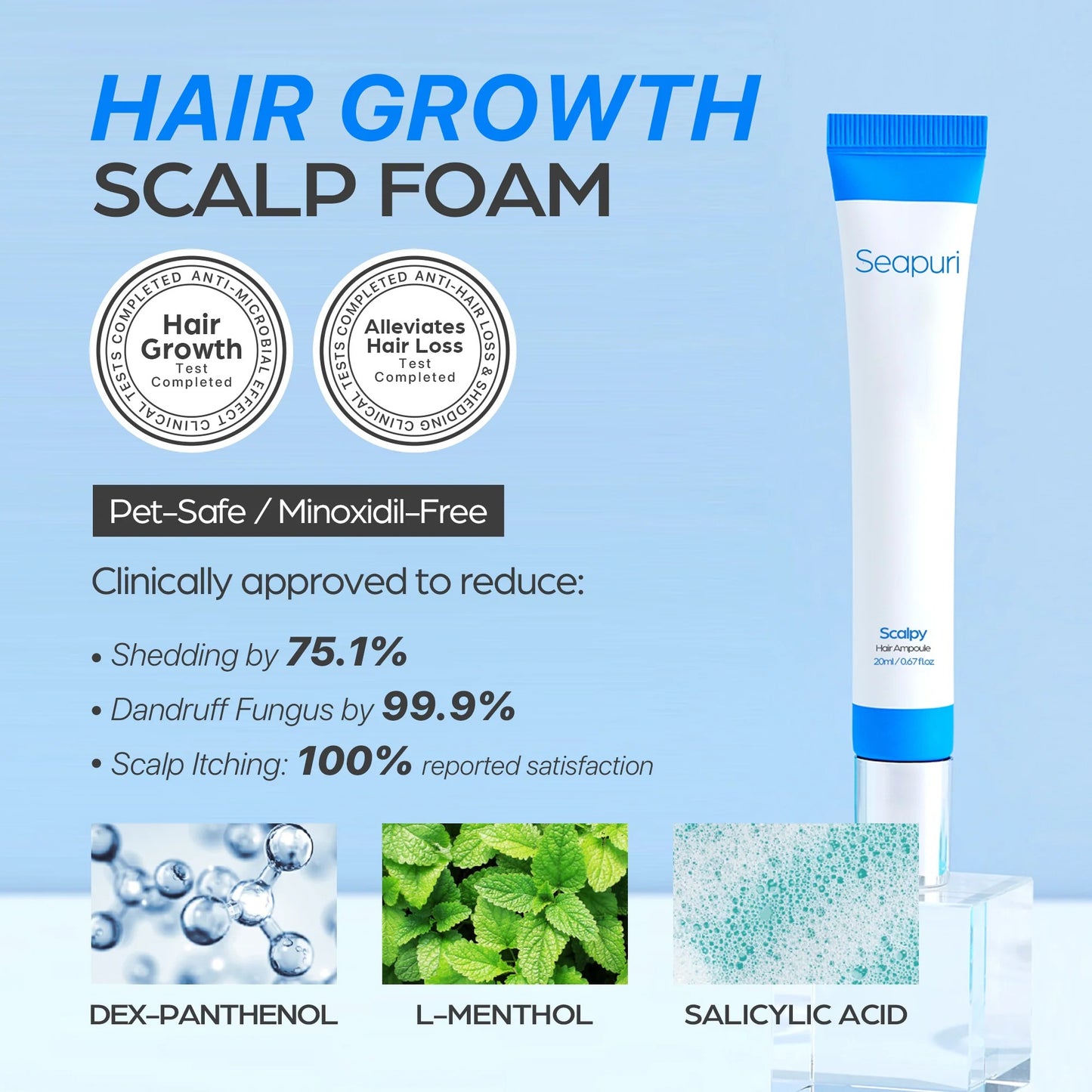 Scalpy Hair Serum Scalp Health & Hair Growth Seapuri